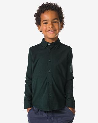051 Kinderoverhemd Katoen Groen (groen)