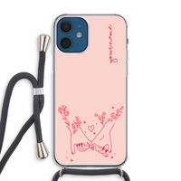 Best Friends: iPhone 12 Transparant Hoesje met koord