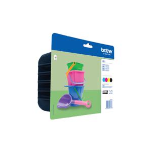 Brother Originele LC-221VALBP inktcartridge voordeelverpakking inkt zwart, cyaan, magenta en geel