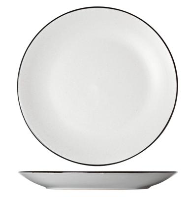 Cosy & Trendy Dinerborden Speckle Wit ø 27 cm - 6 stuks