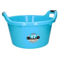 Plastic Forte Afwasbak - 15L - blauw - 42 x 40 x 25 cm - met handvatten - teiltje