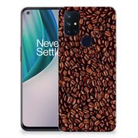 OnePlus Nord N10 5G Siliconen Case Koffiebonen - thumbnail