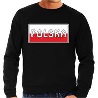 Polen / Polska landen sweater zwart heren - thumbnail