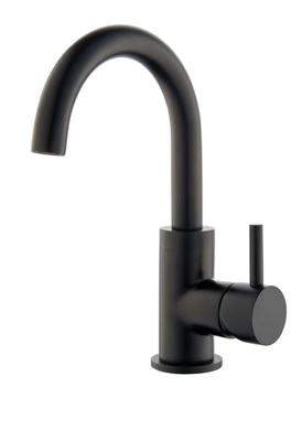 Wastafelmengkraan Largo Mat Zwart Wastafelmengkraan Largo Mat Zwart