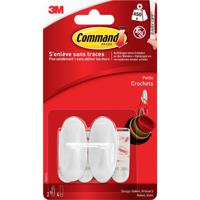 3M Command-Small Designer-haak (l x b x h) 54 x 25 x 22 mm Wit Inhoud: 2 stuk(s)