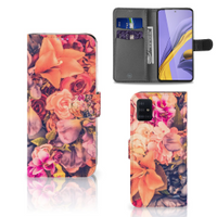 Samsung Galaxy A51 Hoesje Bosje Bloemen - thumbnail