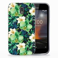 Nokia 1 | TPU Case | Orchidee Groen