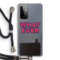 Whatever: Samsung Galaxy A72 5G Transparant Hoesje met koord
