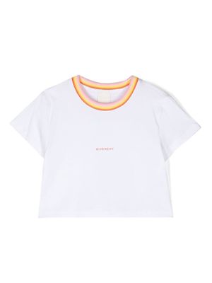 Givenchy Kids t-shirt à logo imprimé - Blanc