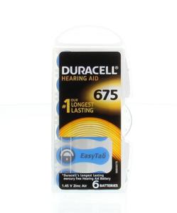 Duracell Hearing aid batterij 675 (6 st)