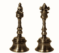 Bel Boeddha + Ganesh Brons (Set van Twee Bellen) Bel Boeddha + Ganesh Brons (Set van Twee Bellen)