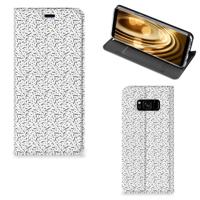 Samsung Galaxy S8 | Hoesje met Magneet | Stripes Dots
