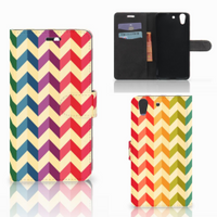 Huawei Y6 II | Honor 5A Telefoon Hoesje Zigzag Multi Color - thumbnail