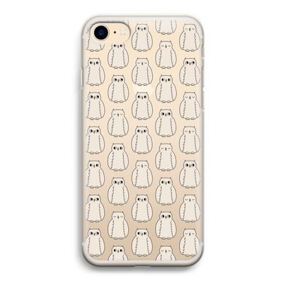 Uilen: iPhone 7 Transparant Hoesje