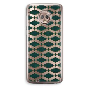 Moroccan tiles: Motorola Moto G6 Transparant Hoesje
