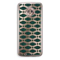 Moroccan tiles: Motorola Moto G6 Transparant Hoesje - thumbnail