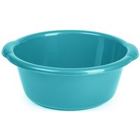 Afwasbak teil - 15 liter - turquoise blauw - kunststof - 45,5 x 42,5 x 17 cm - thumbnail