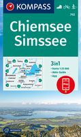 Wandelkaart 792 Chiemsee - Simssee | Kompass - thumbnail