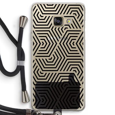 Magic pattern: Samsung Galaxy A3 (2016) Transparant Hoesje met koord