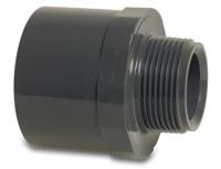 pvc puntstuk 40/50mm x 1.1/4" 10 bar