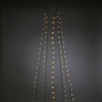 Konstsmide 6486-870 LED-boommantel Binnen Energielabel: G (A - G) werkt op stekkernetvoeding Aantal lampen 150 LED Barnsteen Verlichte lengte: 1.8 m - thumbnail