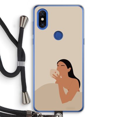 Fresh coffee: Xiaomi Mi Mix 3 Transparant Hoesje met koord