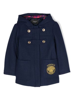 Versace Kids manteau à motif Medusa Head - Bleu
