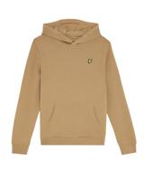 Lyle & Scott winter hoodie jongens - bruin