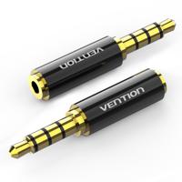 Vention BFBB0 Audio-adapter - 3.5mm mannelijk naar 2.5mm vrouwelijk - Zwart