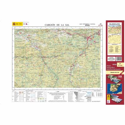 Topografische kaart 57 MT50 Cabezón de la Sal | CNIG - Instituto Geográfico Nacional1