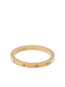 Maison Margiela Numerical semi-polished ring - Or