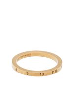 Maison Margiela Numerical semi-polished ring - Or