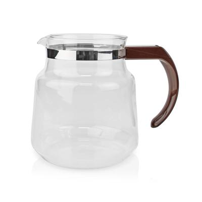Nedis Glazen Koffiekan | Geschikt voor: Moccamaster K / KB/ 1 0PL / Excellent 10S | 1.2 l | Bruin - KACM100CPBN
