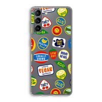 Fruitsticker: Samsung Galaxy S21 Transparant Hoesje