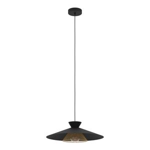 EGLO Grizedale Hanglamp - E27 - Ø 50 cm - Zwart/Goud - Staal