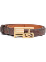 ETRO ceinture à motif cachemire - Marron