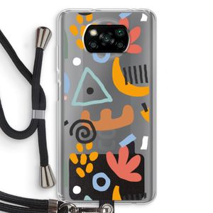 Abstract: Xiaomi Poco X3 Pro Transparant Hoesje met koord