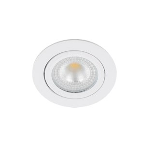 Bella LED spot kantelbaar 5Watt rond WIT IP65 dimbaar - interne driver