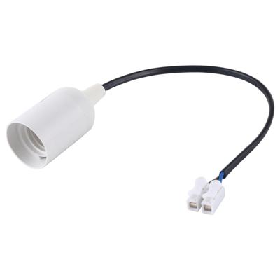 E27 lamp socket Basishouder met elektrische draadkabel kabel lengte: 28cm (wit)