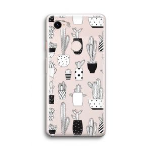 Cactusmotief: Google Pixel 3 Transparant Hoesje
