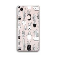 Cactusmotief: Google Pixel 3 Transparant Hoesje