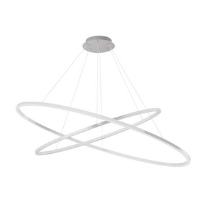 Nemo Ellisse Double Hanglamp - Wit