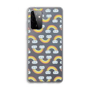 Regenboog: Samsung Galaxy A72 Transparant Hoesje
