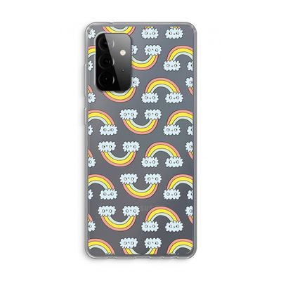 Regenboog: Samsung Galaxy A72 Transparant Hoesje