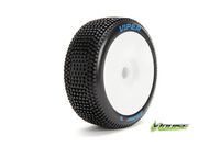 Louise B-VIPER-JA Soft banden op witte disc velgen voor 1/8 buggy