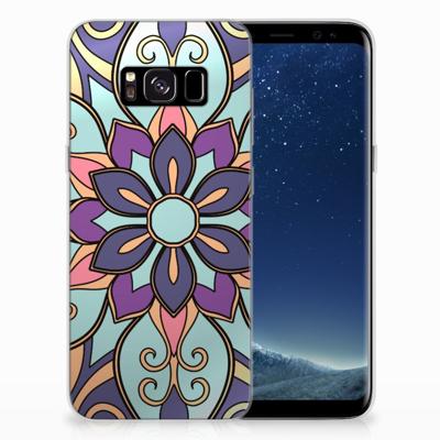 Samsung Galaxy S8 | TPU Case | Purple Flower