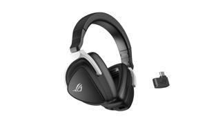 Asus Delta S Wireless Over Ear headset Gamen Bluetooth 7.1 Surround Zwart Ruisonderdrukking (microfoon), Noise Cancelling Microfoon uitschakelbaar (mute),