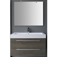 Badmeubel Sanilux Hollywood 100x52x50 cm Grey-Oak