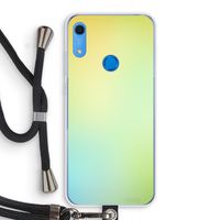 Minty mist pastel: Huawei Y6s Transparant Hoesje met koord