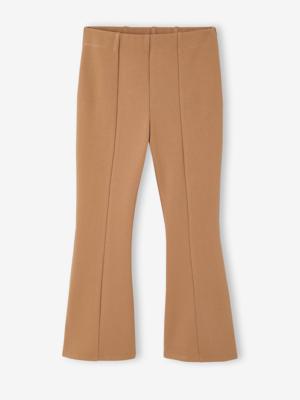 Flared meisjeslegging kameel